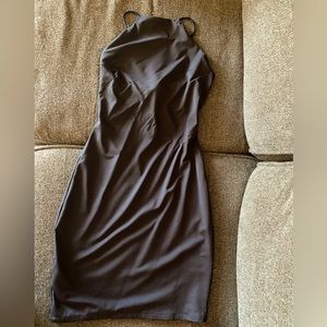 Black mini dress form fitting XS